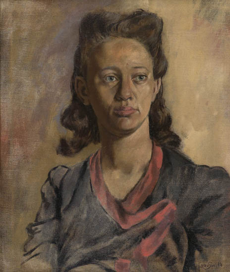 HUGHIE LEE-SMITH (1915 - 1999) Mabel (Portrait of the Artist's Wife).